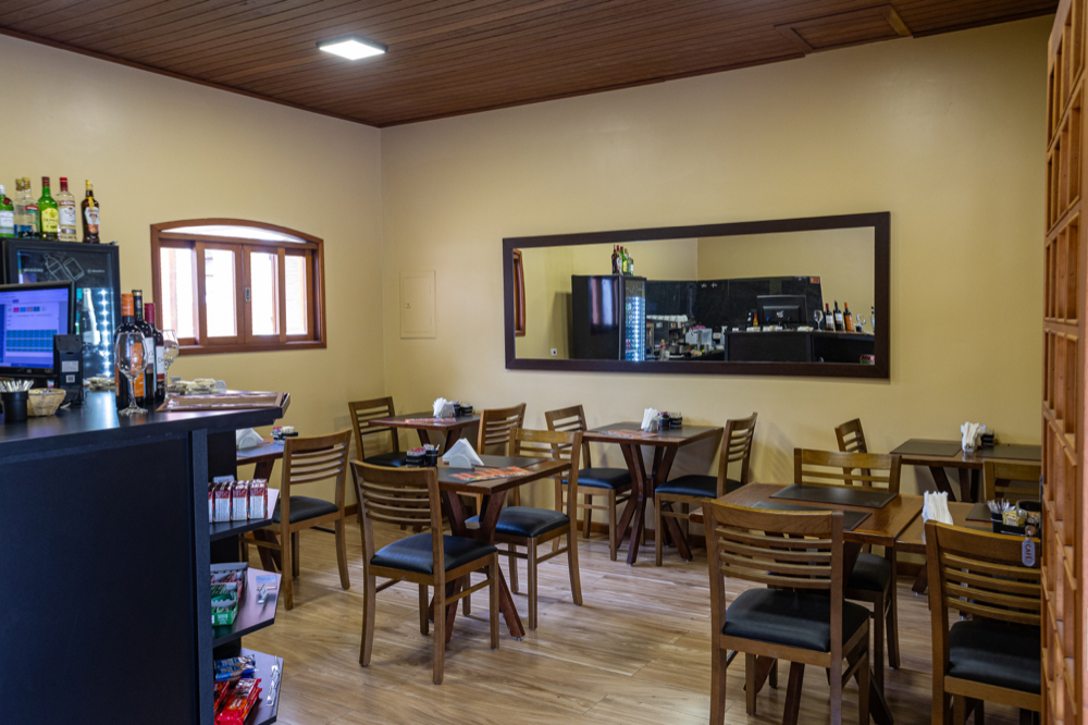 Mesas do Café Dom Bosco