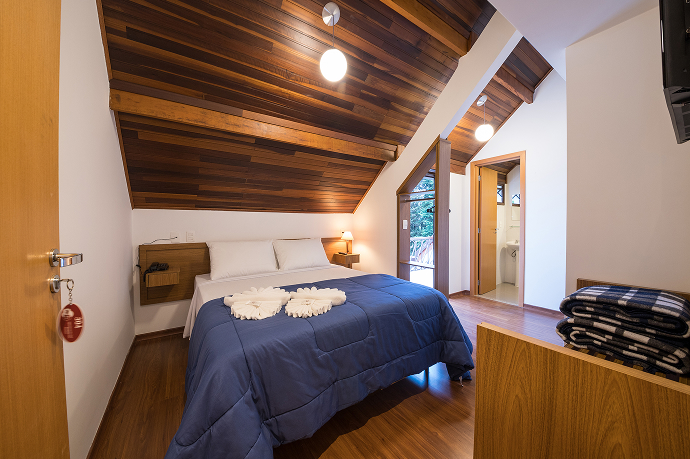 Quarto do Apartamento Deluxe da Vila Dom Bosco