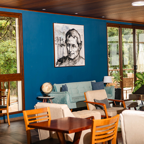 Sala azul da Vila Dom Bosco